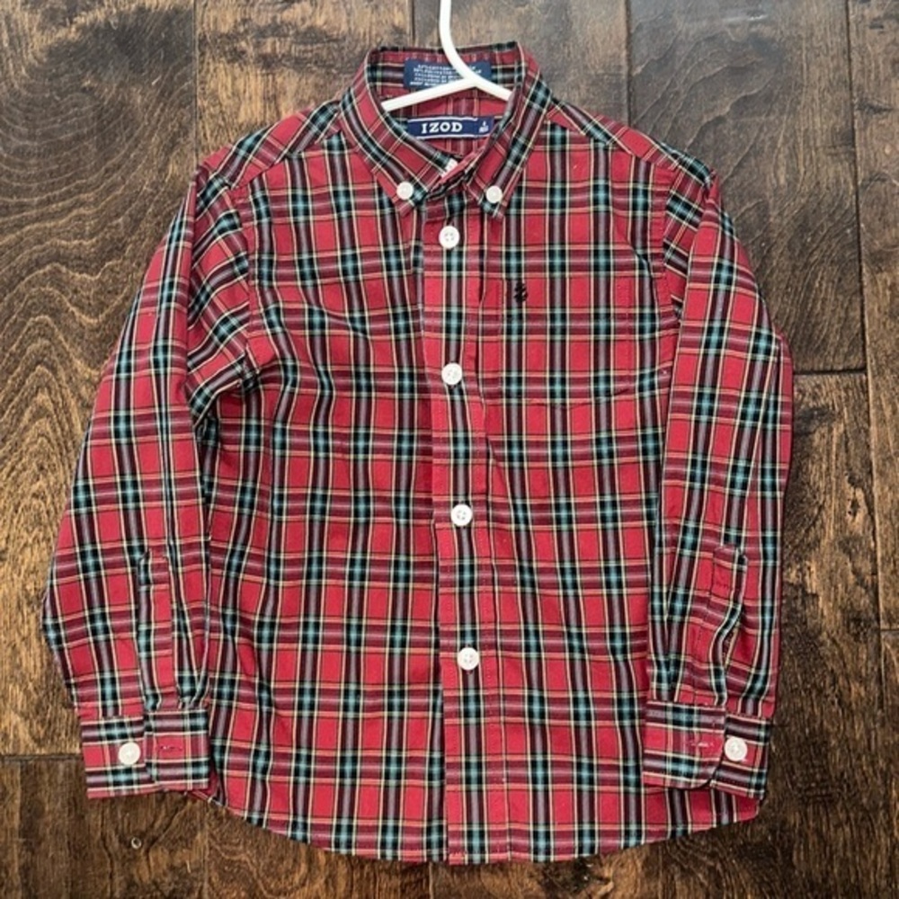 Boys Size 4 IZOD Dress Shirt EUC